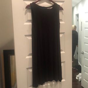 Simple black cotton tunic.